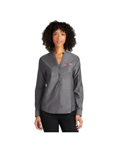 Port Authority - Ladies Longsleeve Chambray Easy Care Shirt