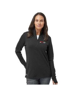 Adidas - Women's 3-Stripes Quarter-Zip Sweater