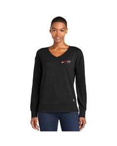 OGIO Ladies Luuma Flex Long Sleeve V-Neck