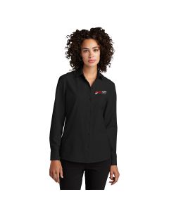 MERCER+METTLE Women&#039;s Long Sleeve Stretch Woven Shirt