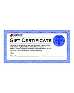 Mid-City Electric - Gift Cards - Variable