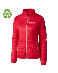 Cutter & Buck - Women's Rainier PrimaLoft Eco Insulated Full-Zip Puffer Jacket